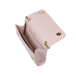 Women shoulder bag 012g pink lila caviar