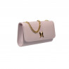 Women shoulder bag 012g pink lila caviar