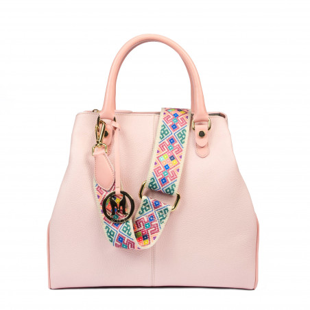 Women hand bag 002g 01 pink combined