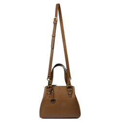 Women shoulder bag 004g brown cognac