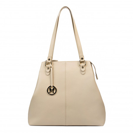 Women hand bag 001g beige