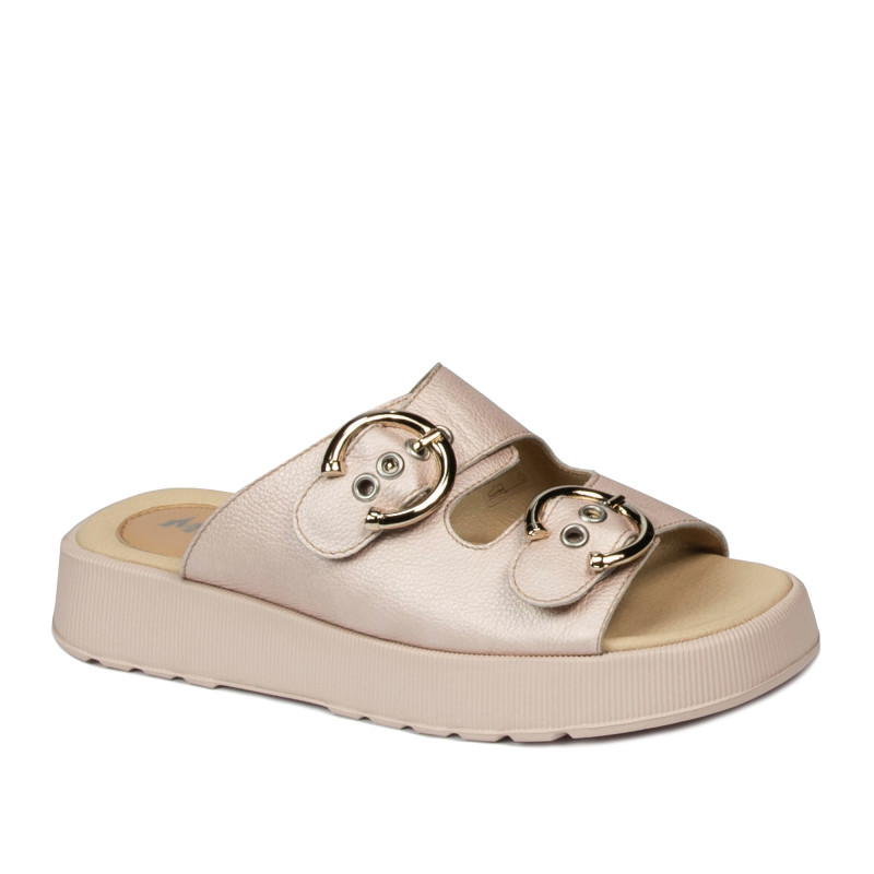 Women sandals 5084-1 pudra pearl