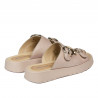 Women sandals 5084-1 pudra pearl