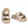 Women sandals 5084-1 pudra pearl