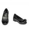 Children shoes 174 patent black combined