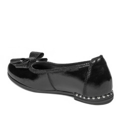 Children shoes 174 patent black combined