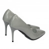 Women stylish, elegant shoes 1293 patent gray