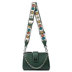 Women shoulder bag 003g 01 biz green