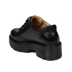 Women casual shoes 6064 black combined