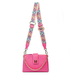 Women shoulder bag 003g 01 fuxia