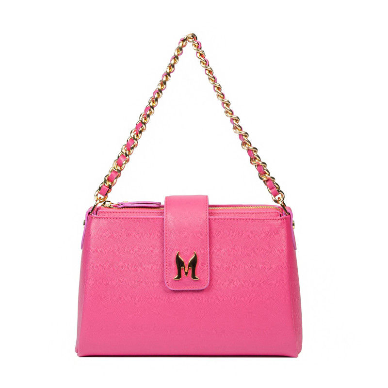 Women shoulder bag 003g 01 fuxia