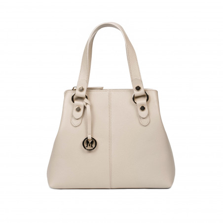 Women shoulder bag 004g beige latte