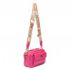 Women shoulder bag 006g pink caviar