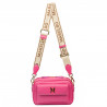 Women shoulder bag 006g pink caviar