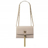 Women shoulder bag 009g beige caviar