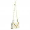 Women shoulder bag 010g beige latte caviar