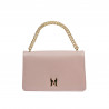 Women shoulder bag 010g pink safiano
