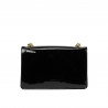 Women shoulder bag 010g patent black