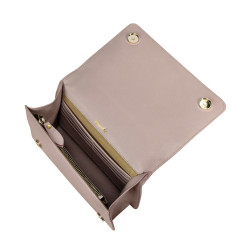 Women shoulder bag 010g pink safiano