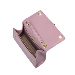 Women shoulder bag 009g purple safiano