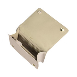 Women shoulder bag 010g beige caviar