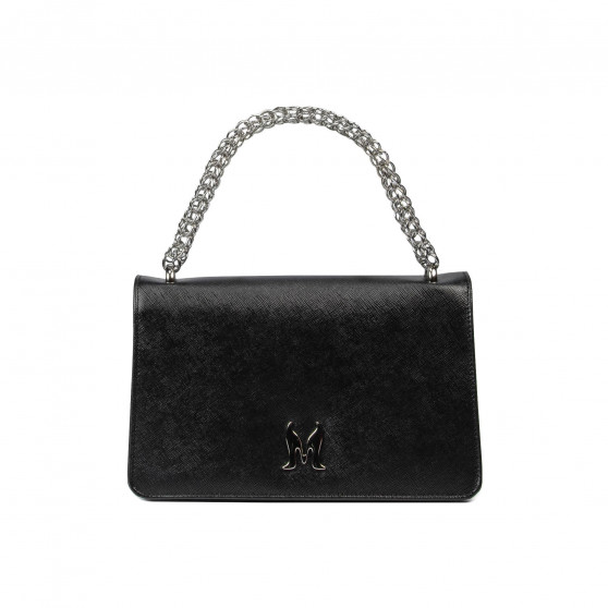 Women shoulder bag 010g 01 black safiano