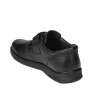 Men stylish, elegant, casual shoes 957sc black