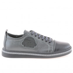 Teenagers stylish, elegant shoes 392 black+gray