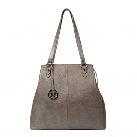 Women hand bag 001g 01 sand pearl