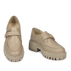 Women casual shoes 6068 beige