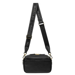 Women shoulder bag 006g biz black+safiano