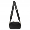 Women shoulder bag 006g biz black+safiano