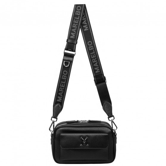 Women shoulder bag 006g 01 biz black+safiano