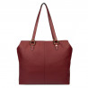 Women hand bag 001g burgundy