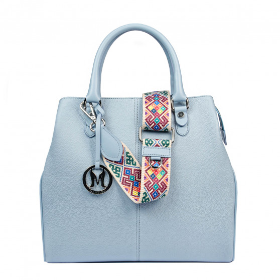 Women hand bag 002g 01 blue deschis
