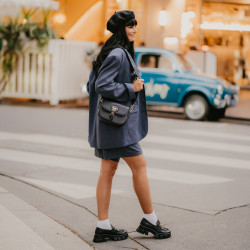 Women casual shoes 6065 black lifestyle