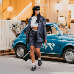 Women casual shoes 6065 black lifestyle