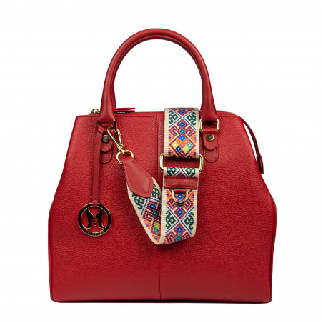 Women hand bag 002g red