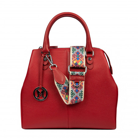 Women hand bag 002g 01 red