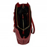 Women hand bag 001g burgundy