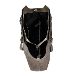 Women hand bag 001g 01 sand pearl