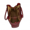 Women hand bag 002g burgundy