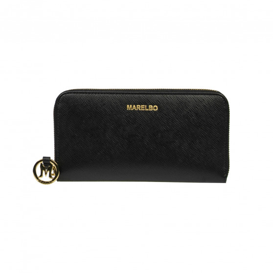 Portofel dama 200g black safiano