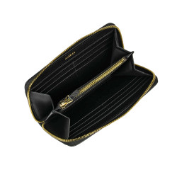 Portofel dama 200g black safiano