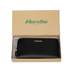 Portofel dama 200g black safiano