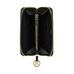 Portofel dama 200g black safiano