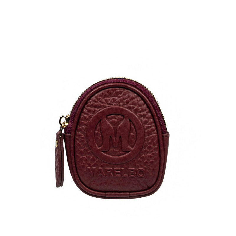 Leather keyrings 400g biz burgundy