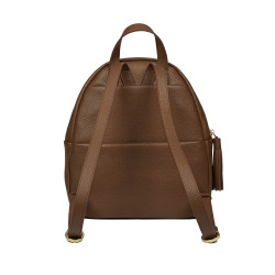 Women backpack 300g biz brown cognac