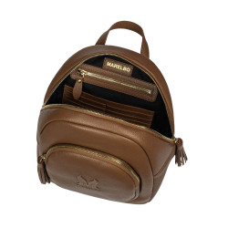 Women backpack 300g biz brown cognac