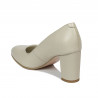 Women stylish, elegant shoes 1273 beige